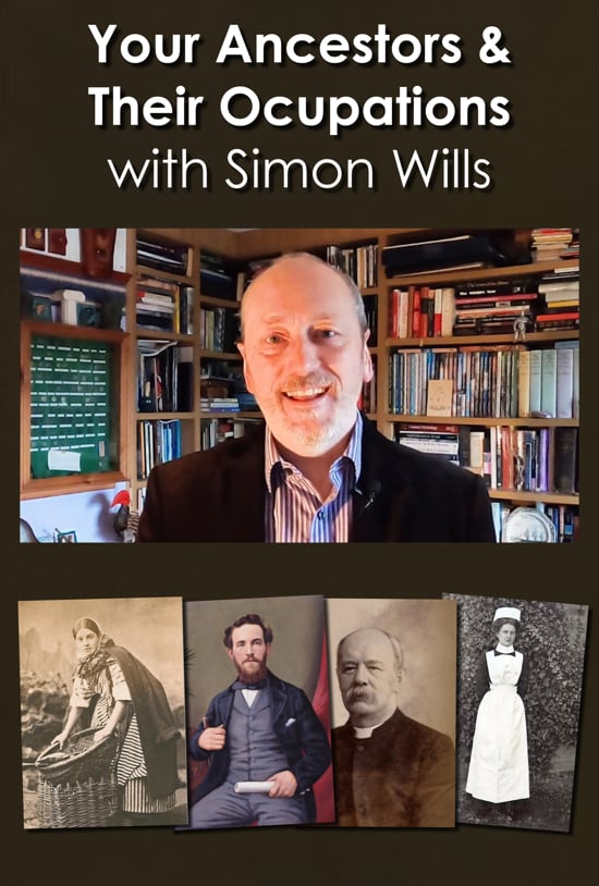 Your Ancestors and their Occupations with Simon Wills Family History TV